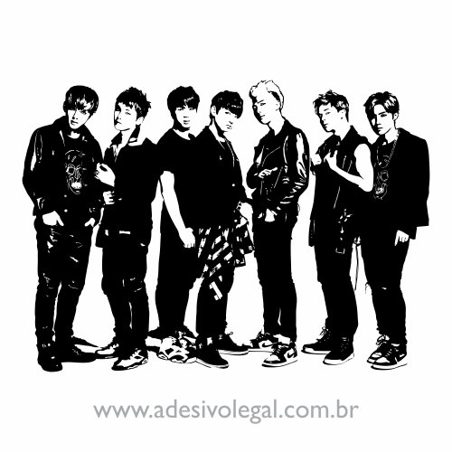 Adesivo - Kpop - BTS - Bangtan Boys