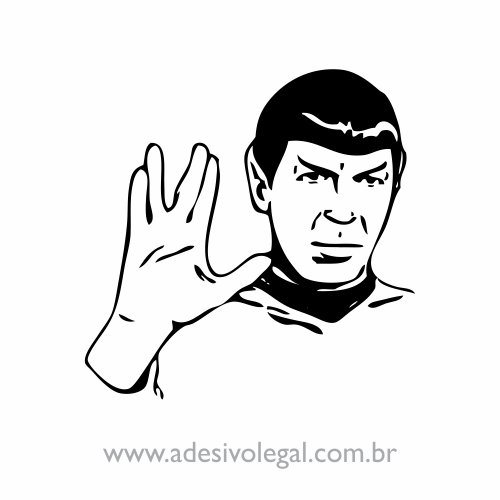 Adesivo - Spock - Star Trek