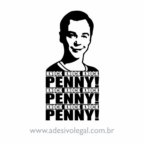 Adesivo - Seriado - The Big Bang Theory - Sheldon