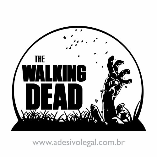 Adesivo - Seriado - The Walking Dead