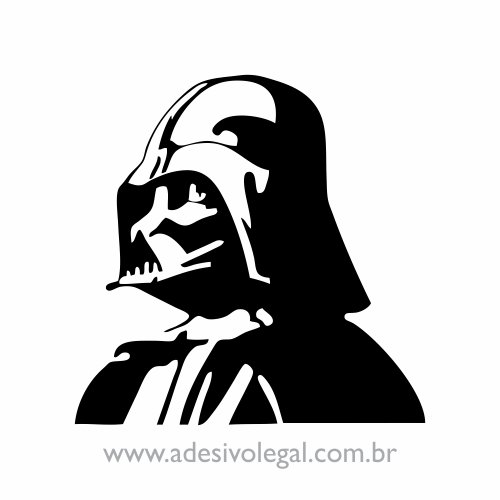 Adesivo - Star Wars - Darth Vader em Perfil